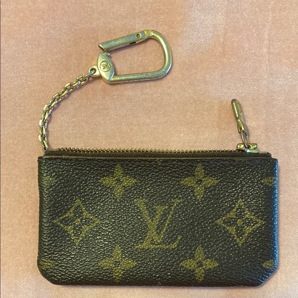 Louis Vuitton Brown Monogram Key & Card Holder